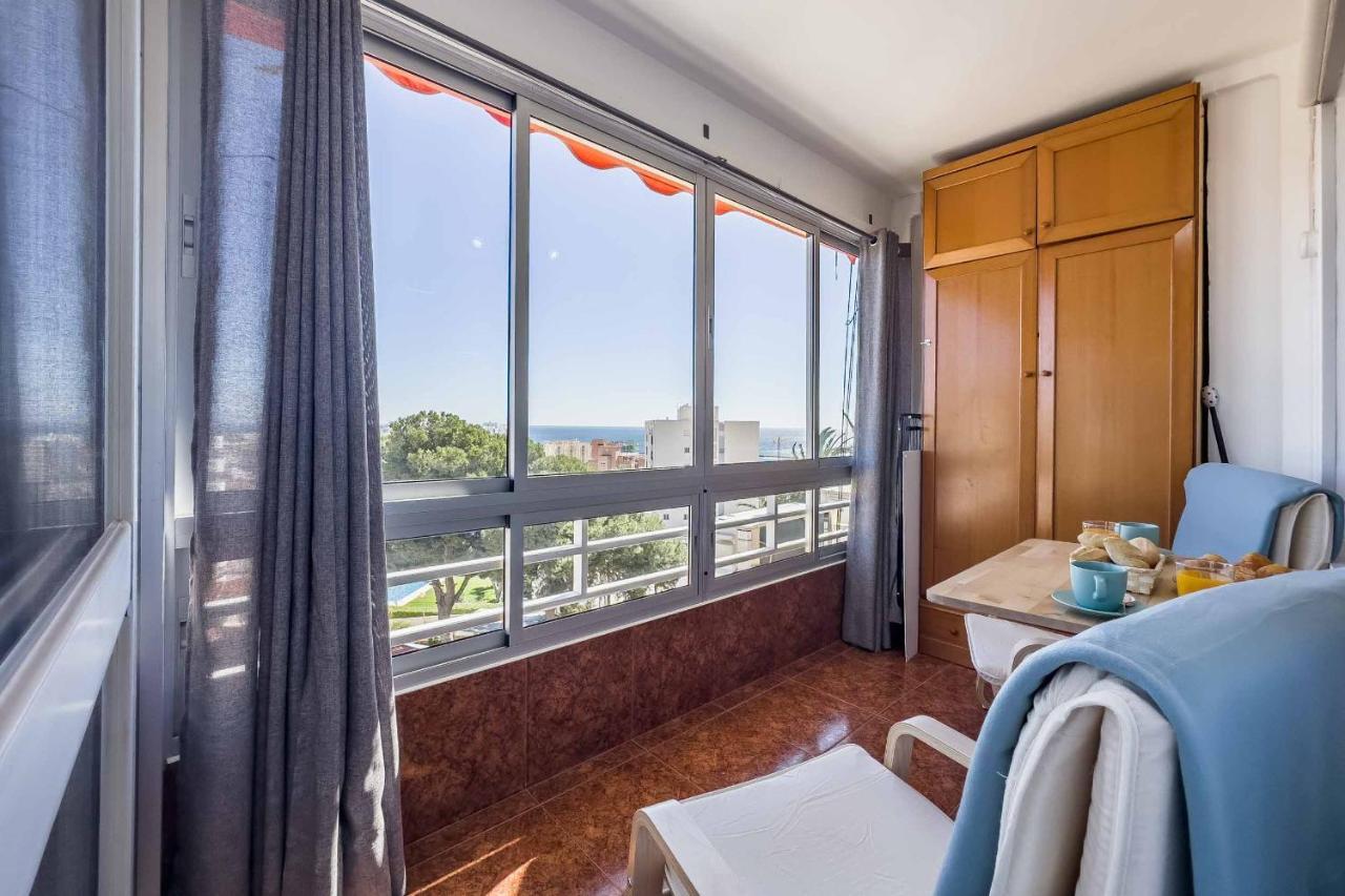 Apartamento Acogedor, Terraza, Piscina Y Mar Benalmadena Bagian luar foto